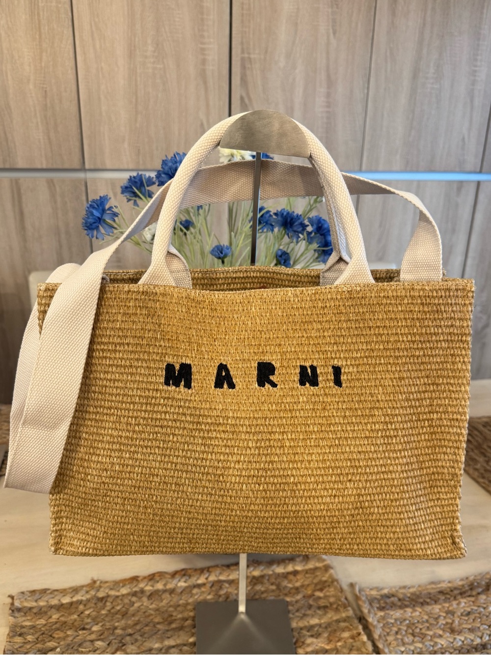 Marni Tote Bag With Handles Plus Shoulder Strap
